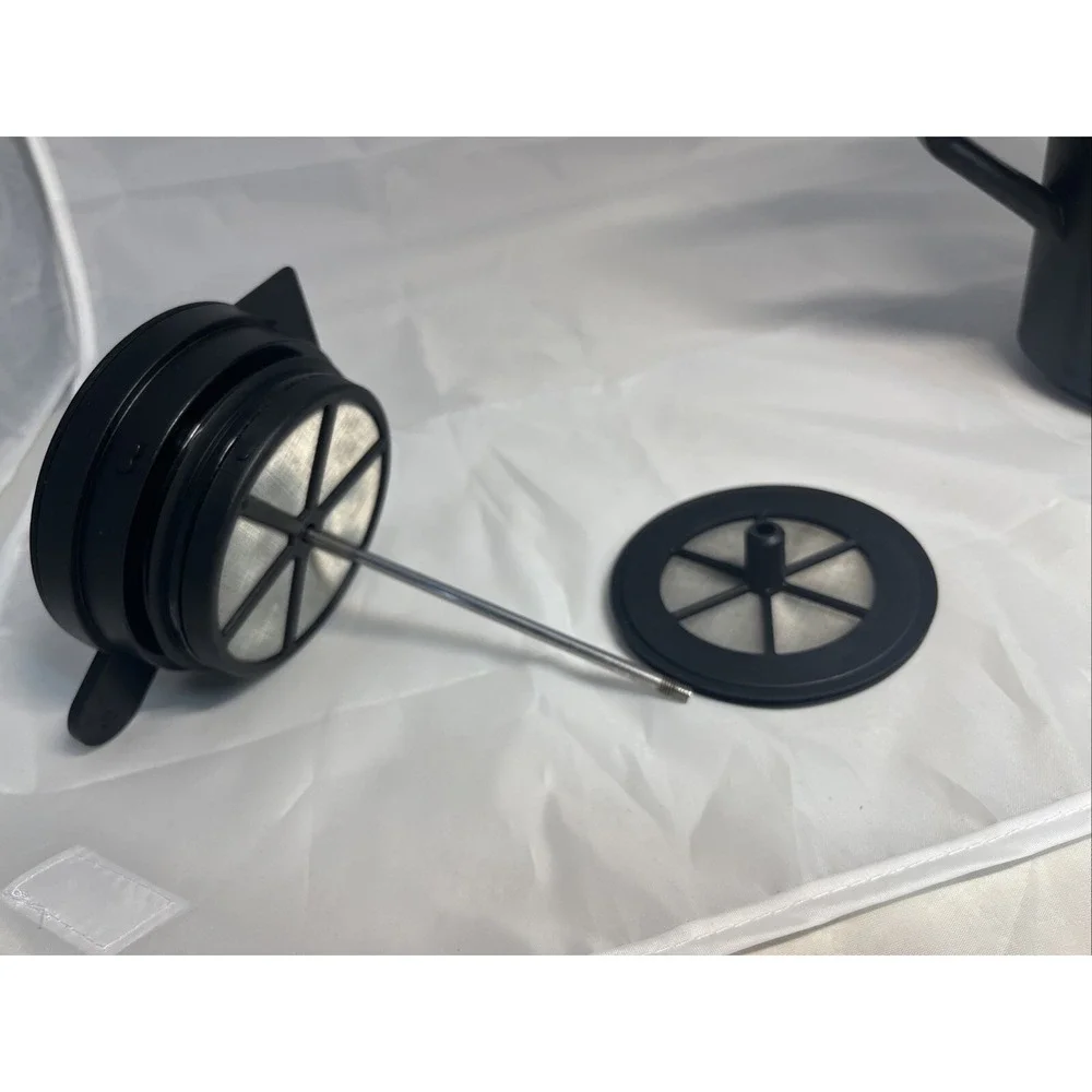 Starbucks Matte Black French Press Coffee Press, 8 Cup Capacity (34oz)